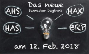 Semesterbeginn 12.Feb. Humboldt Matura-Schule