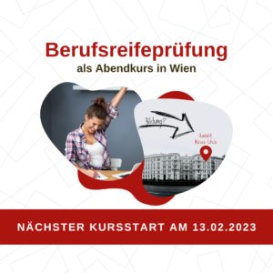 Berufsreifeprüfung Abendkurs Wien
